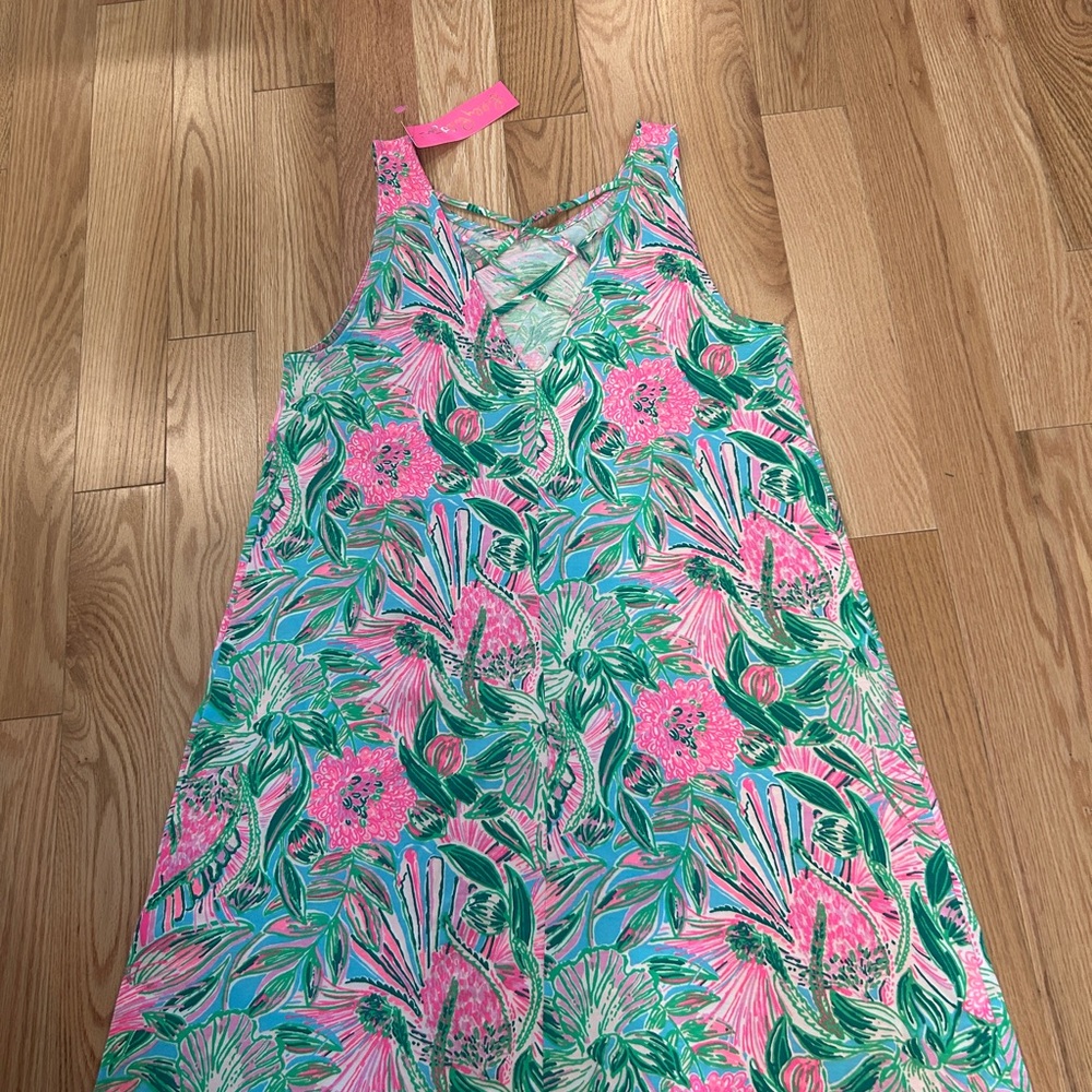 Lilly Pulitzer Kristen dress side M. NWT! Such a cute print!